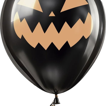 Halloween Ballonnen Pompoen 30cm 10st - Partywinkel - 8434077315002