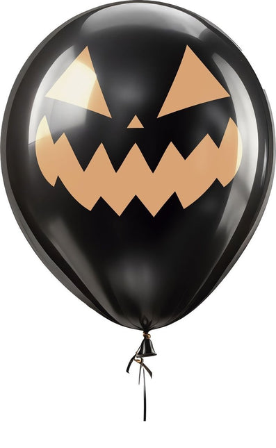 Halloween Ballonnen Pompoen 30cm 10st - Partywinkel - 8434077315002