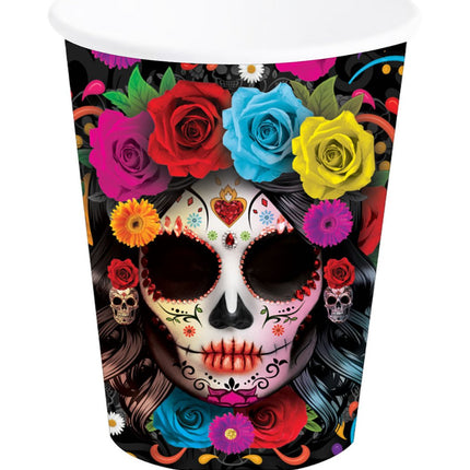 Halloween Bekers Doodshoofd 240ml van Fiestas Guirca koop je bij Partywinkel