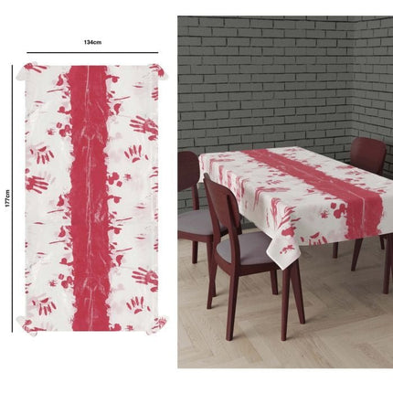 Halloween Bloederig Tafelkleed 2,7m van Fiestas Guirca koop je bij Partywinkel