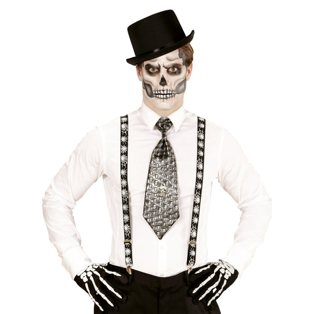 Halloween Bretels Spinnenweb van Widmann koop je bij Partywinkel