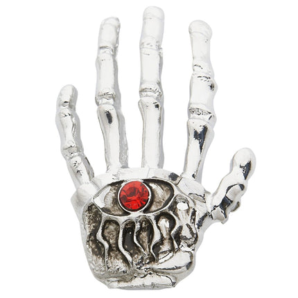 Halloween Broche Skelethand van Widmann koop je bij Partywinkel