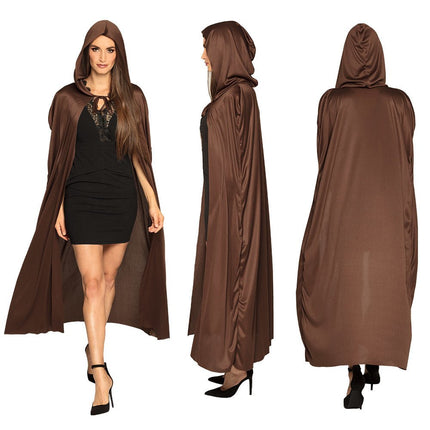 Halloween Cape Bruin 1,8m van Boland koop je bij Partywinkel