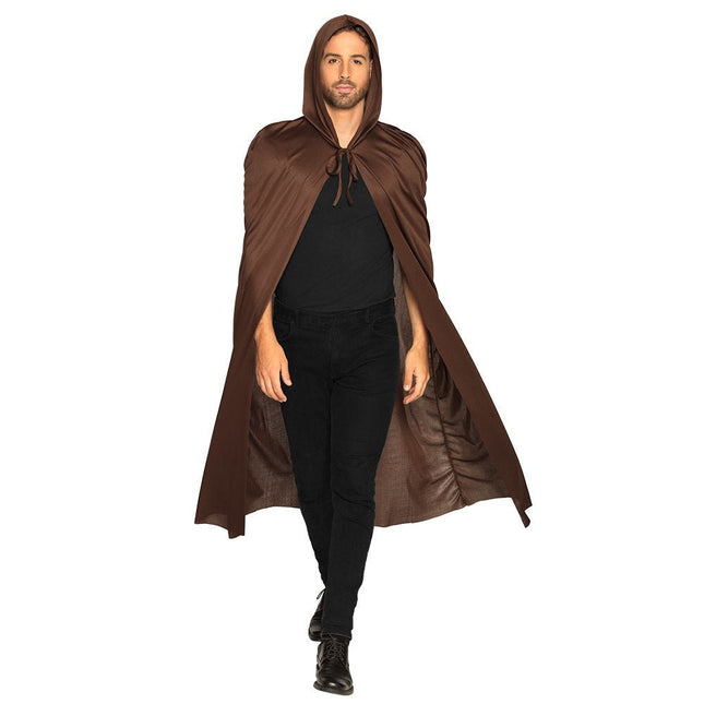 Halloween Cape Bruin 1,8m van Boland koop je bij Partywinkel