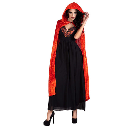 Halloween Cape Rood 1,7m van Boland koop je bij Partywinkel