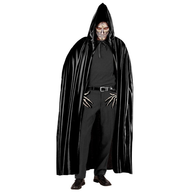 Halloween Cape Zwart 1,42m van Widmann koop je bij Partywinkel