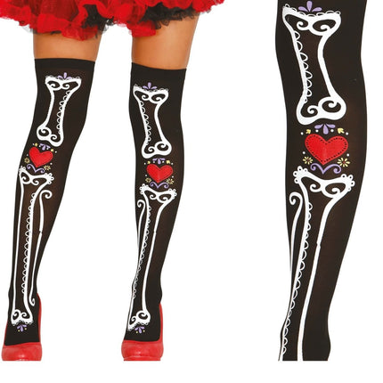 Halloween Day Of The Dead Kousen van Fiestas Guirca koop je bij Partywinkel