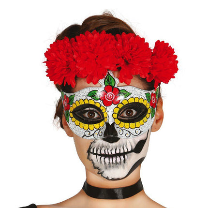 Halloween Day Of The Dead Masker van Fiestas Guirca koop je bij Partywinkel