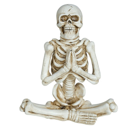 Halloween Decoratie Zitskelet 19cm - Partywinkel - 8434077249628
