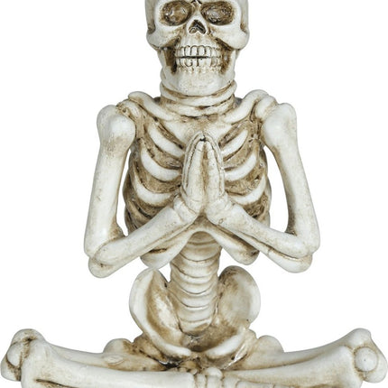 Halloween Decoratie Zitskelet 19cm - Partywinkel - 8434077249628