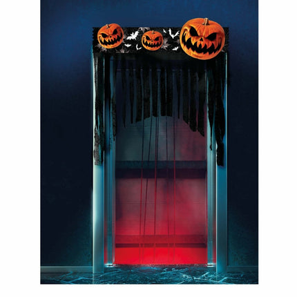 Halloween Deurgordijn Pompoenen van Fiestas Guirca koop je bij Partywinkel
