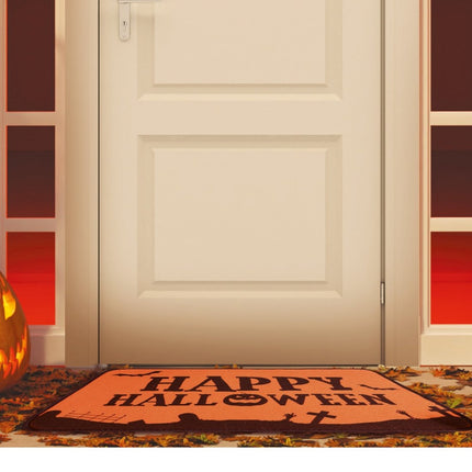Halloween Deurmat Happy Halloween 60cm van Fiestas Guirca koop je bij Partywinkel