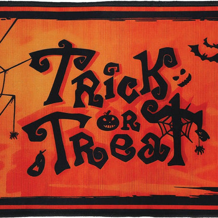 Halloween Deurmat Trick Or Treat 58cm van Fiestas Guirca koop je bij Partywinkel