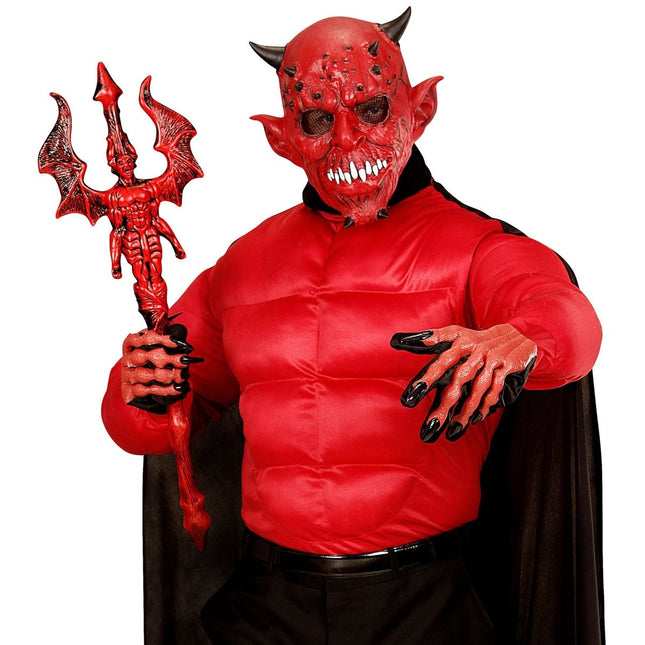 Halloween Drietand Rood Duivel van Widmann koop je bij Partywinkel