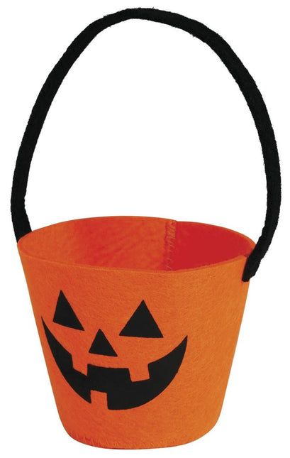 Halloween Emmer Pompoen 13cm - Partywinkel - 8434077249819