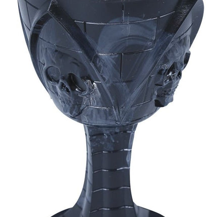 Halloween Glas Schedel 19cm van Fiestas Guirca koop je bij Partywinkel