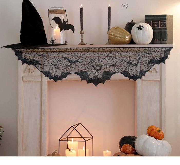 Halloween Gordijn Vleermuizen 2m van Fiestas Guirca koop je bij Partywinkel