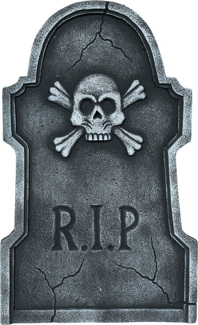 Halloween Grafsteen Grijs Rip 55cm van Fiestas Guirca koop je bij Partywinkel