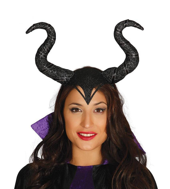 Halloween Haarband Maleficent - Partywinkel - 8434077199503