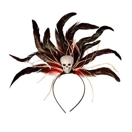 Halloween Haarband Voodoo Doodshoofd van Widmann koop je bij Partywinkel