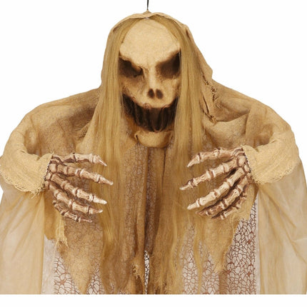 Halloween Hangdecoratie Geest Met Licht En Geluid 1,5m van Fiestas Guirca koop je bij Partywinkel