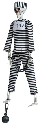 Halloween Hangdecoratie Gevangen Skelet 45cm - Partywinkel - 8434077248713
