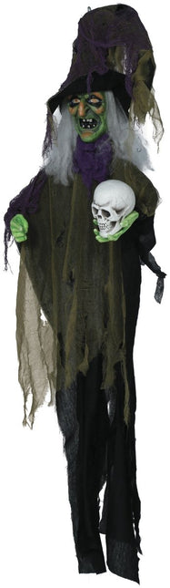 Halloween Hangdecoratie Heks 1,8m - Partywinkel - 8434077249000