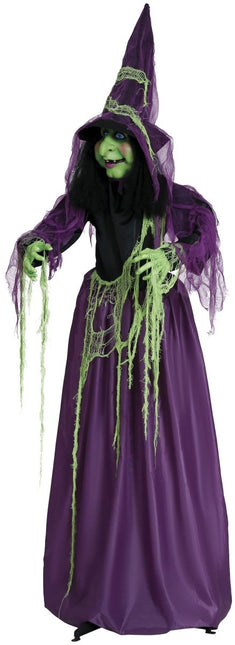Halloween Hangdecoratie Heks 1,9m - Partywinkel - 8434077248546