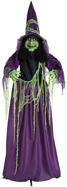 Halloween Hangdecoratie Heks 1,9m - Partywinkel - 8434077248546