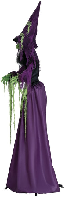 Halloween Hangdecoratie Heks 1,9m - Partywinkel - 8434077248546