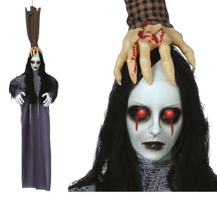 Halloween Hangdecoratie Meisje Met Hand 1,50m - Partywinkel - 8434077249123