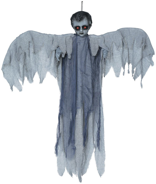 Halloween Hangdecoratie Wit Engel 1m - Partywinkel - 8434077248768