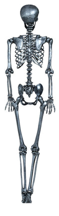 Halloween Hangdecoratie Zilver Skelet 90cm - Partywinkel - 8434077269640