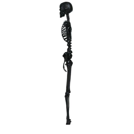 Halloween Hangdecoratie Zwart Skelet 1,6m - Partywinkel - 8434077249383