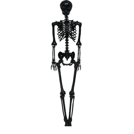 Halloween Hangdecoratie Zwart Skelet 1,6m - Partywinkel - 8434077249383