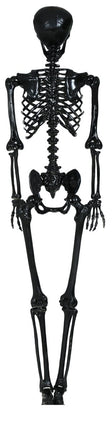 Halloween Hangdecoratie Zwart Skelet 90cm - Partywinkel - 8434077269626