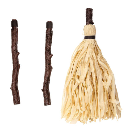 Halloween Heksenbezem 1,25m van Widmann koop je bij Partywinkel