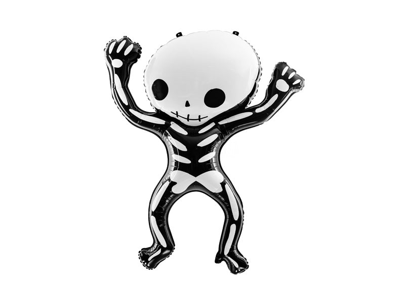 Halloween Helium Ballon Skelet 1m van Partydeco koop je bij Partywinkel