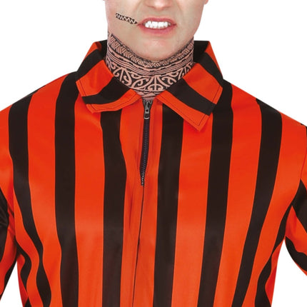 Halloween Jumpsuit Heren Harlekijn Gevangene van Fiestas Guirca koop je bij Partywinkel