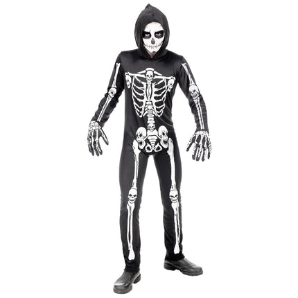 Halloween Jumpsuit Kind Skelet van Widmann koop je bij Partywinkel