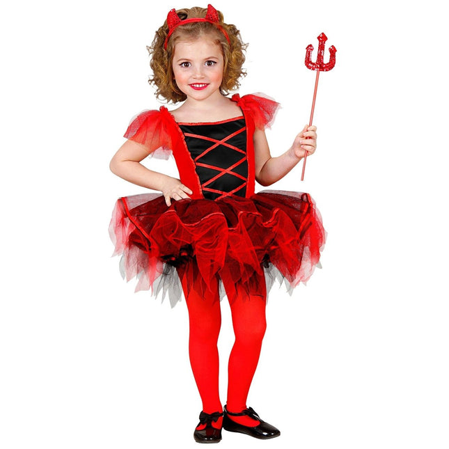 Halloween Jurk Baby Duivel Ballerina van Widmann koop je bij Partywinkel