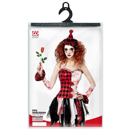 Halloween Jurk Dames Harlekijn van Widmann koop je bij Partywinkel