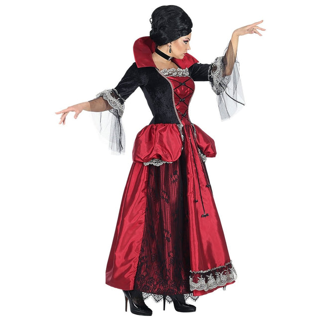 Halloween Jurk Dames Vampier 3 delig van Widmann koop je bij Partywinkel