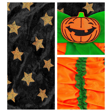 Halloween Jurk Meisje Pompoen Heks van Widmann koop je bij Partywinkel