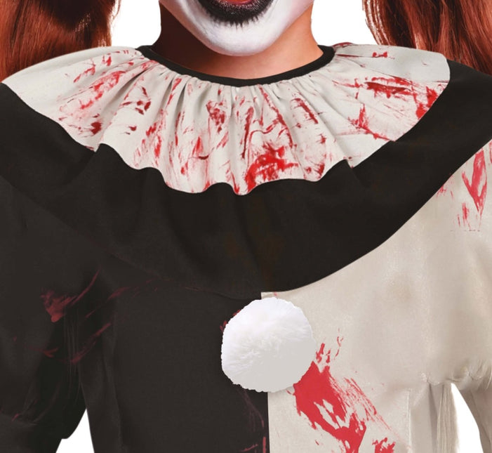 Halloween Jurk Meisje Verschrikkelijke Clown van Fiestas Guirca koop je bij Partywinkel