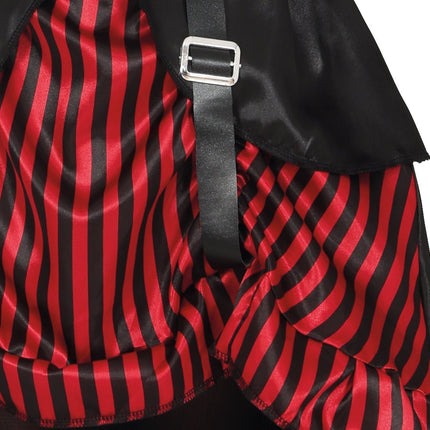 Halloween Jurk Rood Zwart Meisje Gothic van Fiestas Guirca koop je bij Partywinkel