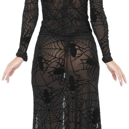 Halloween Jurk Zwart Dames Gothic Kant van Fiestas Guirca koop je bij Partywinkel