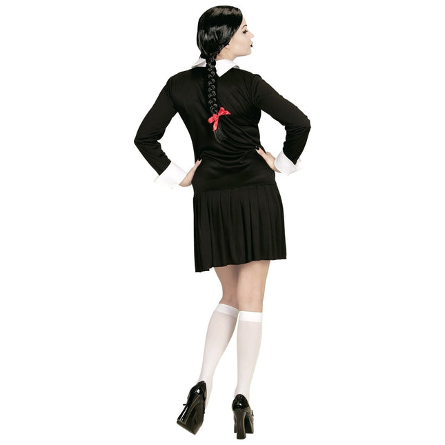 Halloween Jurk Zwart Wit Dames van Widmann koop je bij Partywinkel