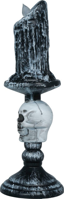 Halloween Kandelaar Grijs Skelet 1st van Fiestas Guirca koop je bij Partywinkel