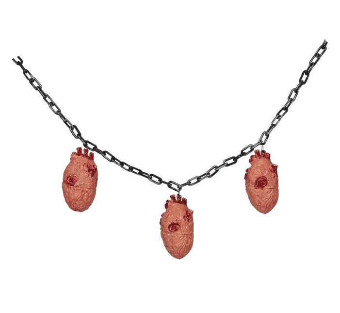 Halloween Ketting 3 Harten 1,2m van Fiestas Guirca koop je bij Partywinkel